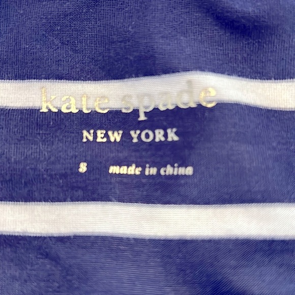 Kate Spade Bonjour Tee Shirt. New Without Tags - Picture 3 of 5